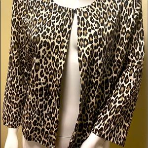 PHILOSOPHY Animal Print Jacket